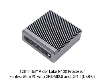 Fanless N100 Mini PC